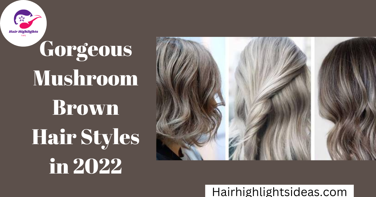 Gorgeous Mushroom Brown Hair Styles in 2022